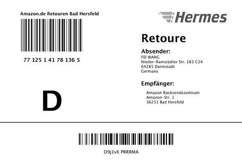 amazon retoure hermes|amazon hermes returns label.